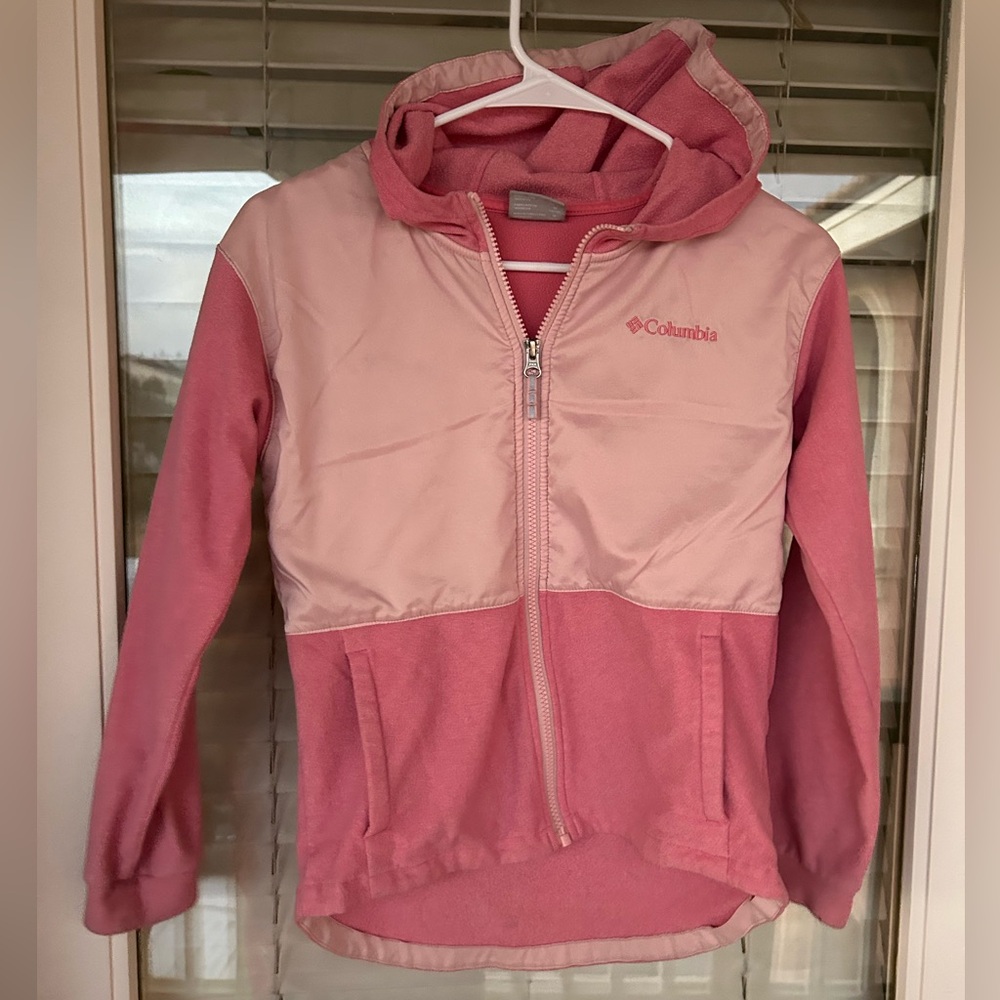 Columbia Kids Two-Tone Pink Hoodie